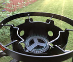 ARC Propane Burners For Outdoor, 15“ Wok Burner Single Propane Burner With Adjustable Legs, 65,000BTU Cast Iron Portable Propane Stove Great For Camping And Turkey Frying, Crawfish Cooking
