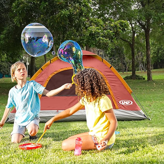 unp 6 Person 4 Season Dome Tent, Easy to Set Up for Camping & Hiking, Lightweight & Portable, Green