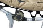 Bushtec Camping Cot & Lounger – Adjustable Outdoor Bed with Spacious Padded Comfort, Easy to Fold, UV/Fire Resistant, 83"in x 31"in