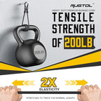 Adjustable Bungee Cords with Hooks, 6 Pack Heavy Duty Outdoor Carabiner Bungee Cord, Black Super Elastic Bungee Straps Easily Adjust from 7" to 48", Great for Cargo, Camping, Bike Racks, Tents