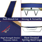 BYER OF MAINE, Allagash Plus, Cot, 76" L X 30" W X 8" H, Lightweight Cot, Extra Wide, Camping Cots Adult, Holds up to 250lbs, Single, Portable Camping Cot