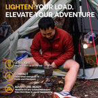 Featherstone Backbone Ultralight Tent for Backpacking, Camping, Thru Hiking - Trekking Pole Backpacking Tent - Waterproof, Single-Wall, Durable Shelter - Compact, Light, & Easy to Carry
