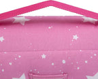 Delta Children Nap Mat - Includes Pillow & Blanket for Toddlers and Kids; Features Carry Handle w/Strap Closure and Name Tag; Rollup Design is Ideal for Preschool and Daycare; Personalization Optional