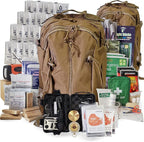 4 Person Emergency Kit/Survival Backpack for 72 Hours for Natural Disasters, Hurricanes, Emergency or Bug Out Situations