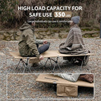 Naturehike ArmyWild Folding Camping Cot, Height Adjustable Ultralight Backpacking Cot, Portable Camping Bed for Camping Hiking Travel Home