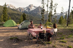 Stansport Folding Camp Table, White, 59.8" L x 29.1" W x 29.1" H
