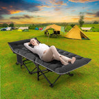 Barbella 2 Pack Folding Cot, Camping Cots for Adults, Portable Sleeping Cot with Mattress, Foldable Outdoor Bed, Guest Bed with Carry Bag for Home, Office & Outdoor Use
