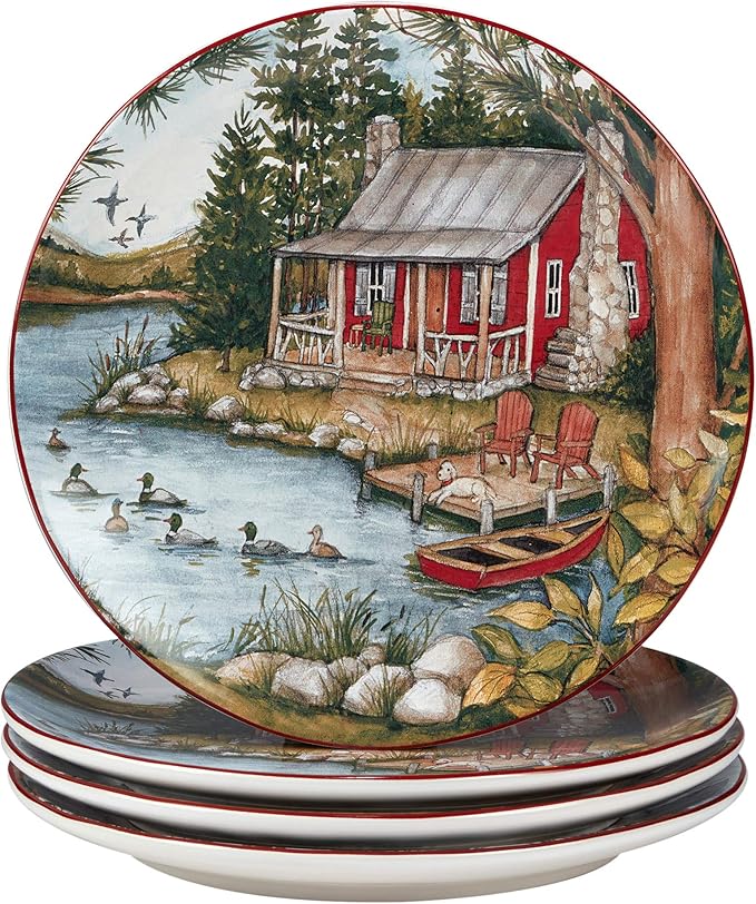 Certified International Lake Retreat 16 pc Dinnerware Set, Service for 4