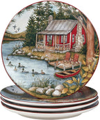 Certified International Lake Retreat 16 pc Dinnerware Set, Service for 4
