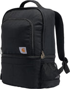 Carhartt Insulated 24 Can Two Compartment Cooler Backpack, Fully-Insulated Base, Durable Water-Resistant for Camping, Beach & Travel