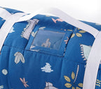 Bunnikins & Clover Toddler Nap Mat with Removable Pillow, Nap Mats for Preschool, Easy Clean Toddler Nap Pad for Kindergarten, Kids Sleeping Bag for Travel Camping