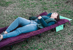 MARCHWAY Ultralight Folding Tent Camping Cot Bed, Portable Compact for Outdoor Travel, Base Camp, Hiking, Mountaineering, Lightweight Backpacking (Green)