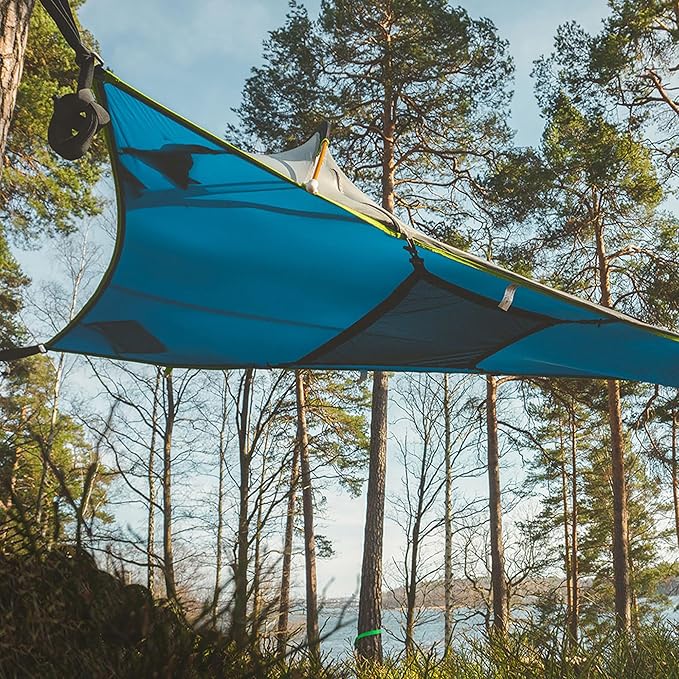 Tentsile UNA V3 Solo Tree Tent Hammock, 1-Person Capacity, Anti-Roll System, Ratchet and Straps Included, Portable Tree House Shelter, Designed in The UK