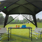 Screen House Room 11x11 Ft Mesh Net Tent Canopy Shelter Gazebo, Easy Setup & Waterproof & Sunshade, Suitable for Camping Trip, Backyard, Beach, Picnic
