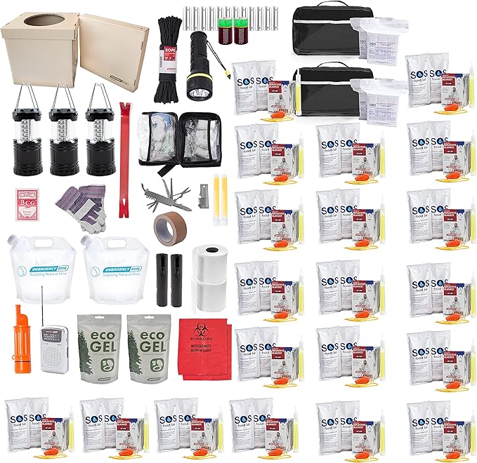 Office & Workplace Emergency Survival Kit | 20 Person Office Kit | Prepare Your Employees for Emergencies, lockdowns, disasters, and More.