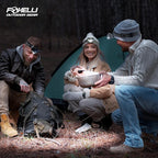 Foxelli USB-C Rechargeable LED Headlamp – Super Bright, Lightweight Head Lamp for Running, Camping, Hiking & Work – Comfortable Fit for Adults & Kids