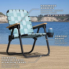 GoSports WOVN Beach Backpack Chair - 9 Styles Available - Premium Folding Camping Chair