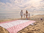 WEKAPO Beach Blanket Sandproof Waterproof, Extra Large Beach Mat, Oversized & Compact Sand Free, Quick Drying Beach Essentials for Vacation, Cruise, Picnic & Camping with Stakes