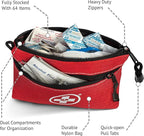 Swiss Safe 2-in-1 First Aid Kit for Car, Travel & Home, Businesses - Bonus Mini Kit for Medical Emergency Aid, Survival, Camping - 64 Piece, 25 Pack