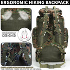 Hiking Backpack for Men 70L/100L Camping Backpack Military Rucksack Molle 3 Days Assault Pack for Climbing | Camping Backpack, 3 Days Assault Pack, for Climbing