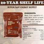Emergency Food Ration Bars, 3 Boxes Survival Tabs Supply for Outdoor Camping Snowstorm Earthquake Disaster Preparedness Kit