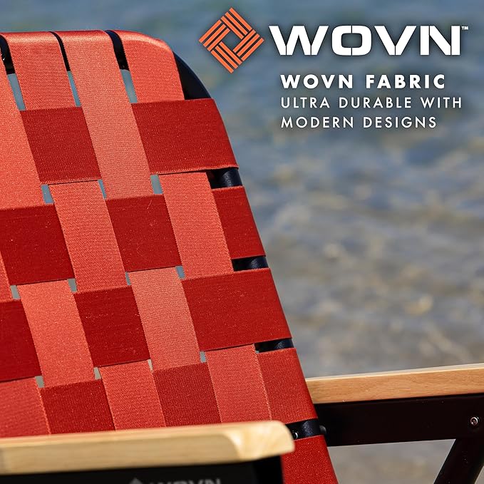 GoSports WOVN Beach Backpack Chair - 9 Styles Available - Premium Folding Camping Chair