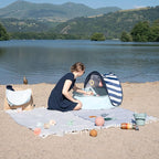 Babymoov Aquani Tent & Pool 3 in 1 Pop Up Tent, Kiddie Pool and Play Area (Summer 2024 Essential), Marine, One Size