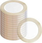 PARTY BARGAINS 13-Inch Charger Plates - 96 Pack, Clear Gold Rope Textured Rim, Heavy-Duty Disposable Chargers for Elegant Dining - Ideal for Weddings and Formal Events
