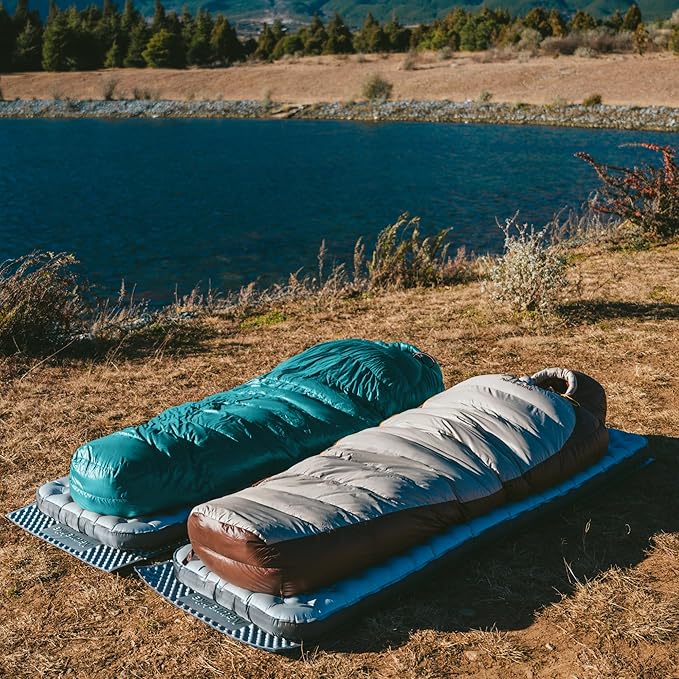 Naturehike 0 Degree RDS Down Mummy Sleeping Bag for Adults, 650 Fill Power, Cold Weather Backpacking Sleeping Bag for Camping, Hiking, -1℉ 18℉ 30℉, YKK Zipper