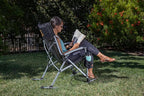 Picnic TIME NCAA Unisex-Adult NCAA Outdoor Rocking Camp Chair, XL Heavy Duty Camping Chair for Adults