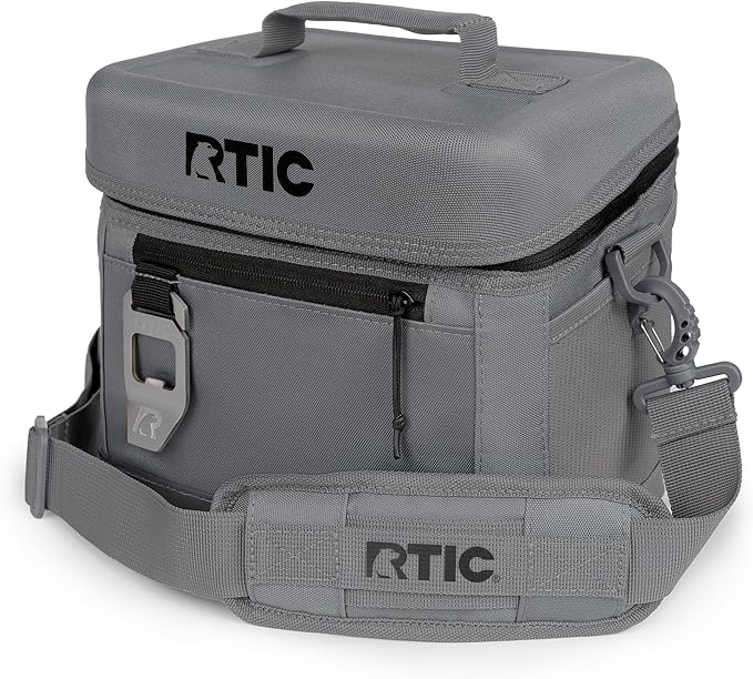 RTIC 8 Can Everyday Cooler, Soft Sided Portable Insulated Cooling for Lunch, Beach, Drink, Beverage, Travel, Camping, Picnic, for Men and Women