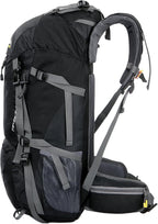 WoneNice 50L(45+5) Waterproof Hiking Backpack - Outdoor Sport Daypack with Rain Cover