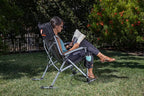 Picnic TIME NCAA Unisex-Adult NCAA Outdoor Rocking Camp Chair, XL Heavy Duty Camping Chair for Adults