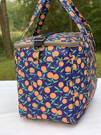 Kwang Min Insulated Insulated Cooler Bag,Reusable Large Lunch Bag for Women, Great for Outdoors,Camping,Party,Premium Quality,Adjustable Strap,Foldable