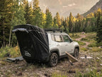 Hasika SUV Camping Tent Car Tailgate Shade Awning with Screen Net Waterproof 3000MM UPF 50+ Black (Large)