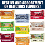 SOS Food Lab Emergency Food Bar (36 Energy Bars, 9 Assorted Flavors) - 400 Calorie, Low Sodium, Nutrient Dense Millenium Bar - Ready to Eat, 5 Year Shelf Life Survival Food for Disaster Preparedness