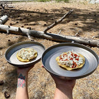 SILVERANT Titanium Trek Plate - Ultralight, Durable Camping Dish Pan Plate - Outdoor Kitchen Essential for Backpacking & Camping - 900ml