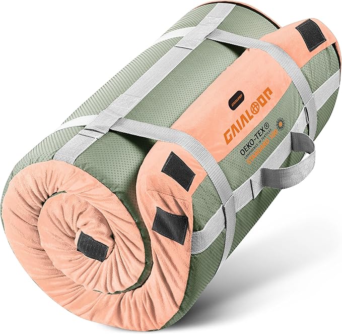 Floor Memory Foam Car Camping Bed Glamping Roll Up Futon Mattress, Japanese Floor Sleeping Mat Camp Cot Mattress Pad Travel Guest Side Sleepers [Cot: 72 * 24 * 3'']