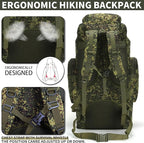 Hiking Backpack for Men 70L/100L Camping Backpack Military Rucksack Molle 3 Days Assault Pack for Climbing | Camping Backpack, 3 Days Assault Pack, for Climbing