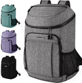 BAGLHER Lightweight Insulated Cooler Backpack - 30 Cans, Leak-Proof for Lunch, Picnic, Hiking, Camping Trips