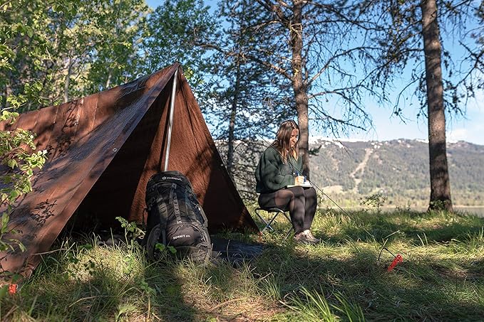 Stansport Light-Duty Rip-Stop Tarp 16' x 20' - Brown (U-1620)