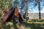 Stansport Light-Duty Rip-Stop Tarp 5' x 7' - Brown - 2 Pack (U-57-2) - Waterproof Tarp for Camping and Outdoor Use, Thick and Durable Cover with 3.5 Mil Thickness for Ultimate Protection