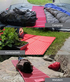AceCamp Portable Foam Sleeping Pad, Full Length Accordion Sleeping Mat for Camping & Hiking, Lightweight, Soft & Compact Cushion for Sleeping Bag, Comfort, Tent, Rocky Terrain