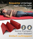 AceCamp Portable Foam Sleeping Pad, Full Length Accordion Sleeping Mat for Camping & Hiking, Lightweight, Soft & Compact Cushion for Sleeping Bag, Comfort, Tent, Rocky Terrain