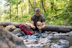 Pacific Bay Portable Automatic Pump/Water Filtration System - for Camping or Wilderness Survival - Emergency Drinking Water Survival - Indoor/Outdoor Water Filter - Must Have Hiking Supplies