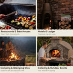 Inflame Fire Starters 800 pcs Fire Starters for Campfires, Grill, BBQ, Fireplace, Woodstove - Charcoal Starter - Waterproof, Weather-Resistant - Natural Wood Fireplace Starters