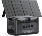 BLUETTI Apex 300 Solar Generator (2025 New) with 350W Solar Panel, 2764.8Wh LFP Battery Backup with 6 3840W AC Outlets (7680W Surge), 120V/240V Dual Voltage, Ideal for Camping and Off-Grid Living