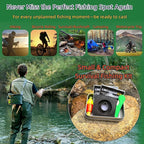 Mini Survival Fishing Kit–Compact Emergency Gear for Camping,Hiking,Bushcraft,Backpacking Small Tackle Box with Hooks,Line,Tools