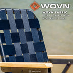 GoSports WOVN Beach Backpack Chair - 9 Styles Available - Premium Folding Camping Chair