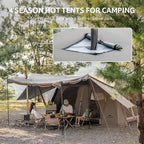 Naturehike Village Instant Tent, 4 Person 8 Person Camping Tent with Full Rainfly, Waterproof Large Cabin Tents for Car Camping